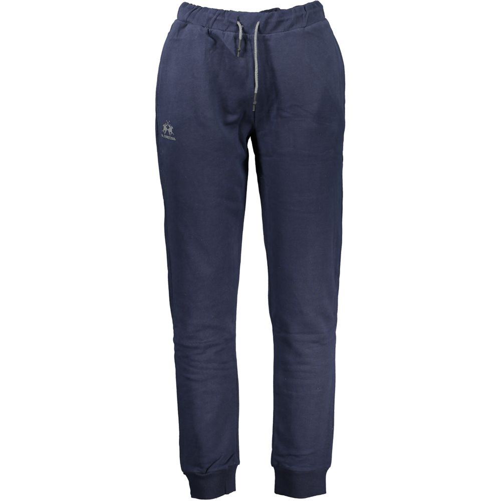 Joggers by La Martina for men in cotton blue & print features a refined silhouette with a refined athletic, defined by a and a refined long for a refined finish.