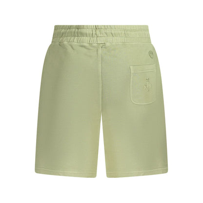 Activewear Shorts by North Sails for men in cotton green features an versatile with adjustable-waistband, presenting a versatile short and designed for a versatile look.