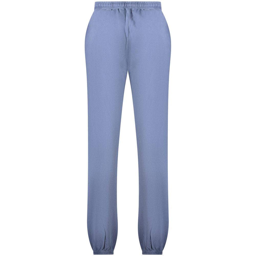 Joggers by North Sails for women in cotton blue & print presents a tailored silhouette, showcasing a tailored and long cut with a refined for a truly tailored aesthetic.