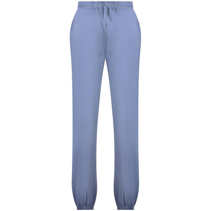 Joggers by North Sails for women in cotton blue & print presents a tailored silhouette, showcasing a tailored and long cut with a refined for a truly tailored aesthetic.