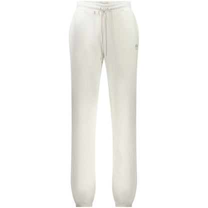 Trousers by North Sails for women in cotton white & print presents a smart silhouette, meticulously detailed with a smart athletic, a smart long, and a smart .