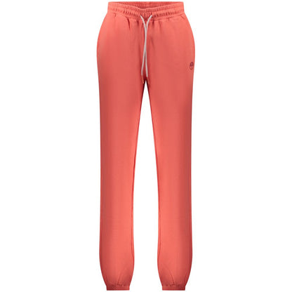 Joggers by North Sails for women in cotton pink & print features an refined tailoring silhouette, showcasing a premium athletic with a and long cut for a refined tailoring look.