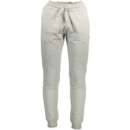 Joggers by U.S. POLO ASSN. for men in cotton gray features an sartorial athletic and long with a cut for a sartorial finish.