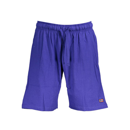 Activewear Shorts by Norway 1963 for men in cotton blue features an versatile with adjustable-waistband, presenting a versatile short and designed for a versatile look.