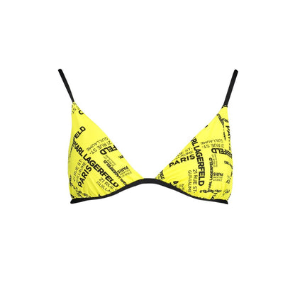 Bikini by Karl Lagerfeld for women in elastane yellow presents a sun-drenched silhouette, showcasing the sun-drenched Women's Elastane Bikini design with a sun-drenched cut for a premium finish.