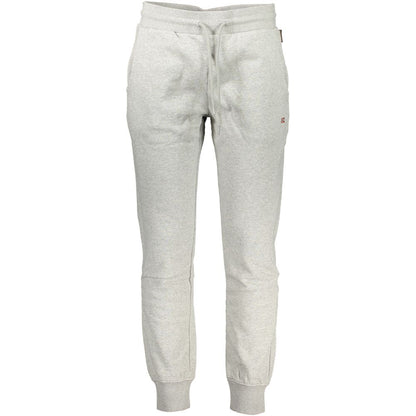 Joggers by Napapijri for men in cotton gray & print presents a refined pantology silhouette, artfully defined by a refined pantology regular-fit, long, and a sophisticated .