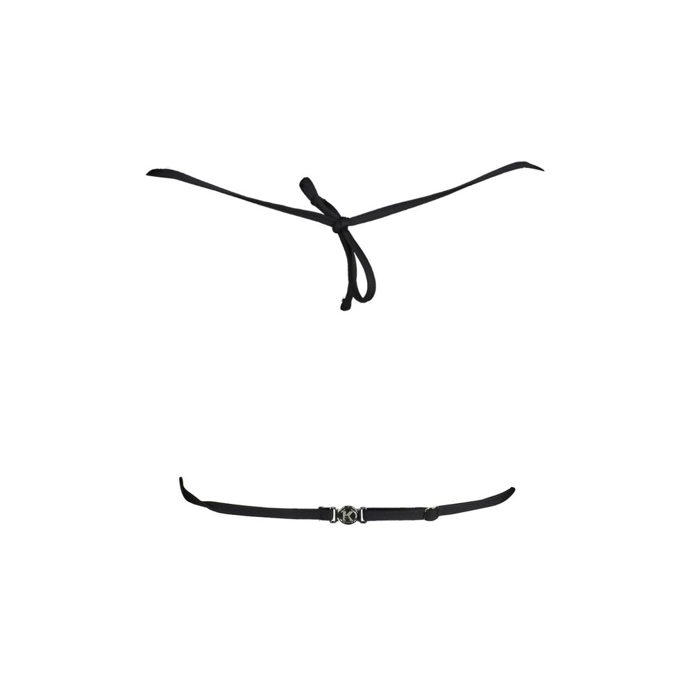 This Bikini by Karl Lagerfeld for women in elastane yellow features a beach chic silhouette from the Women's Elastane Bikini collection, showcasing a beach chic cut for a refined poolside look.