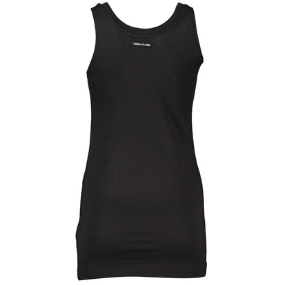 Tank Top by Cavalli Class for women in cotton black & print features an bespeak silhouette, showcasing an bespeak and bespeak round neckline for a truly sophisticated look.