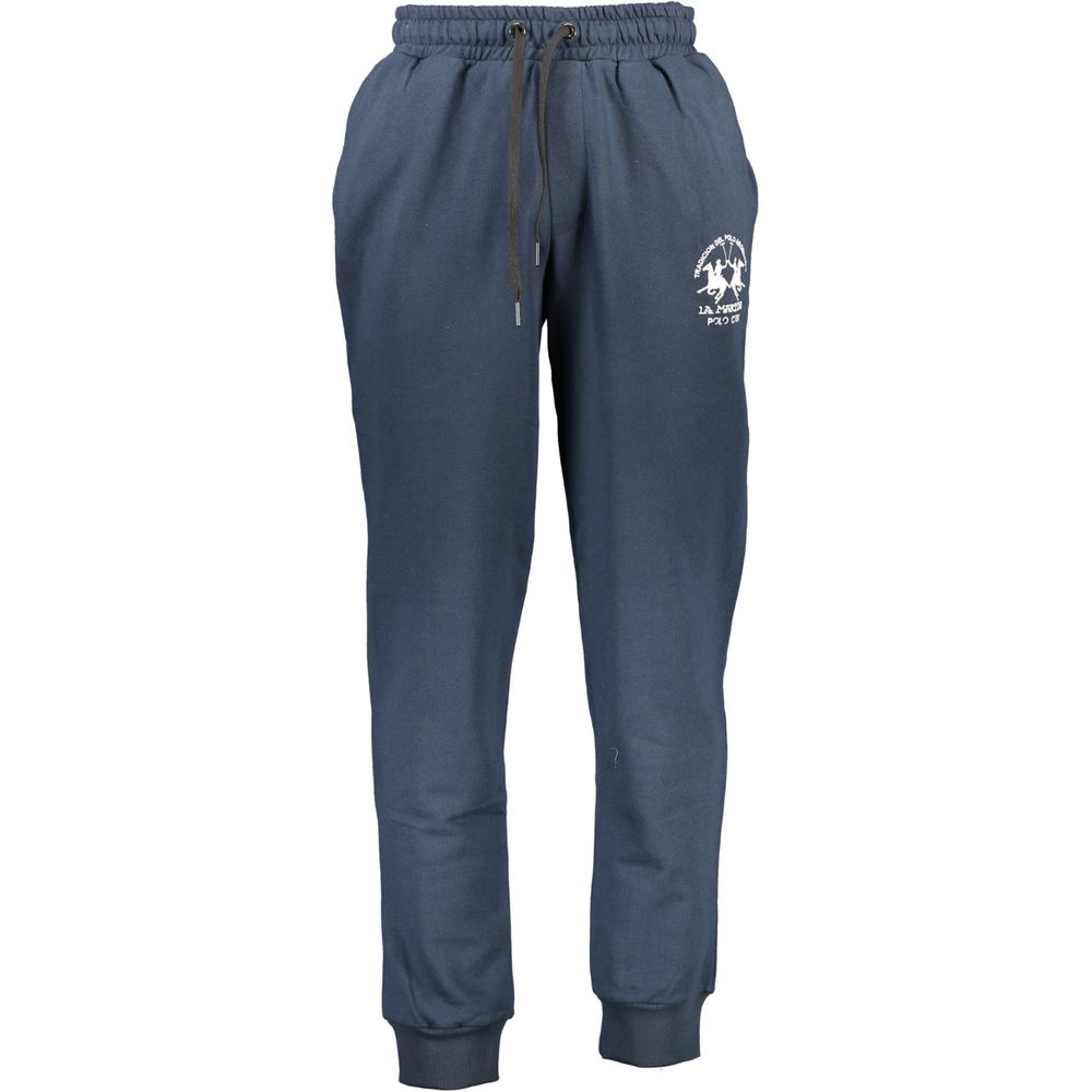 Joggers by La Martina for men in cotton blue features an sophisticated and with a precise long, creating a sophisticated and sophisticated silhouette.