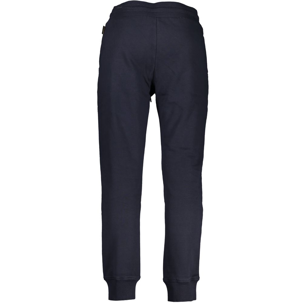 Joggers by Napapijri for men in cotton blue & print features an refined tailoring silhouette, showcasing a premium regular-fit with a and long cut for a refined tailoring look.