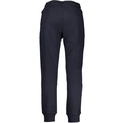 Joggers by Napapijri for men in cotton blue & print features an refined tailoring silhouette, showcasing a premium regular-fit with a and long cut for a refined tailoring look.