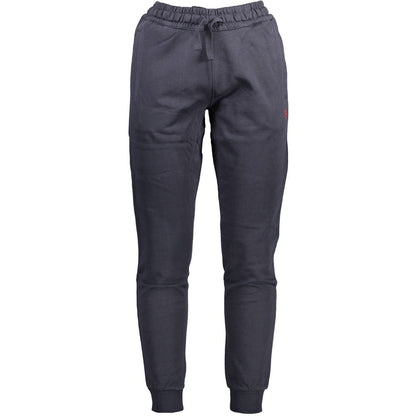 Joggers by U.S. POLO ASSN. for men in cotton blue features a polished silhouette with a polished athletic, reaching a polished long and finished with a polished .