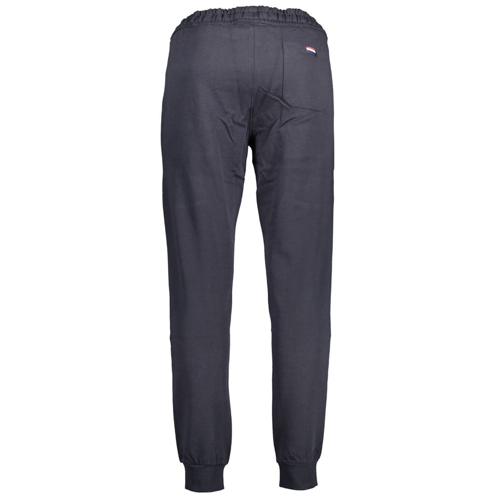 Joggers by U.S. POLO ASSN. for men in cotton blue features an sartorial athletic and long with a cut for a sartorial finish.