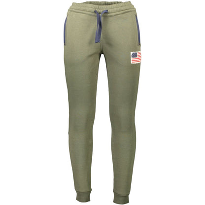 Jogger Sweatpants by U.S. POLO ASSN. for men in cotton polyester green features an dynamic athletic with long, , and functional for an dynamic silhouette.