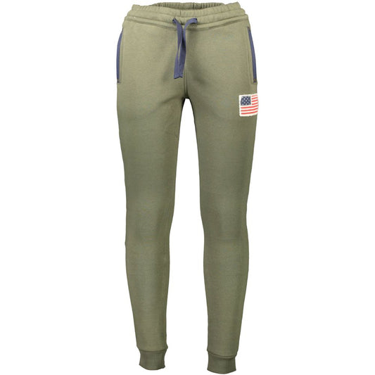 Jogger Sweatpants by U.S. POLO ASSN. for men in cotton polyester green features an dynamic athletic with long, , and functional for an dynamic silhouette.