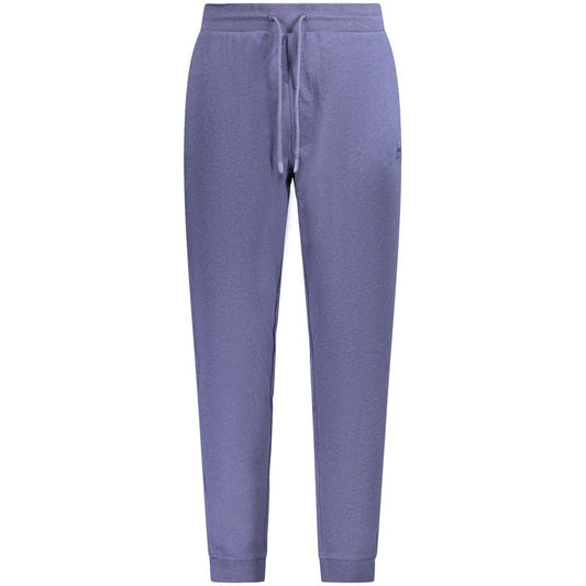 Joggers by Hugo Boss for men in cotton blue features an sophisticated and with a precise long, creating a sophisticated and sophisticated silhouette.