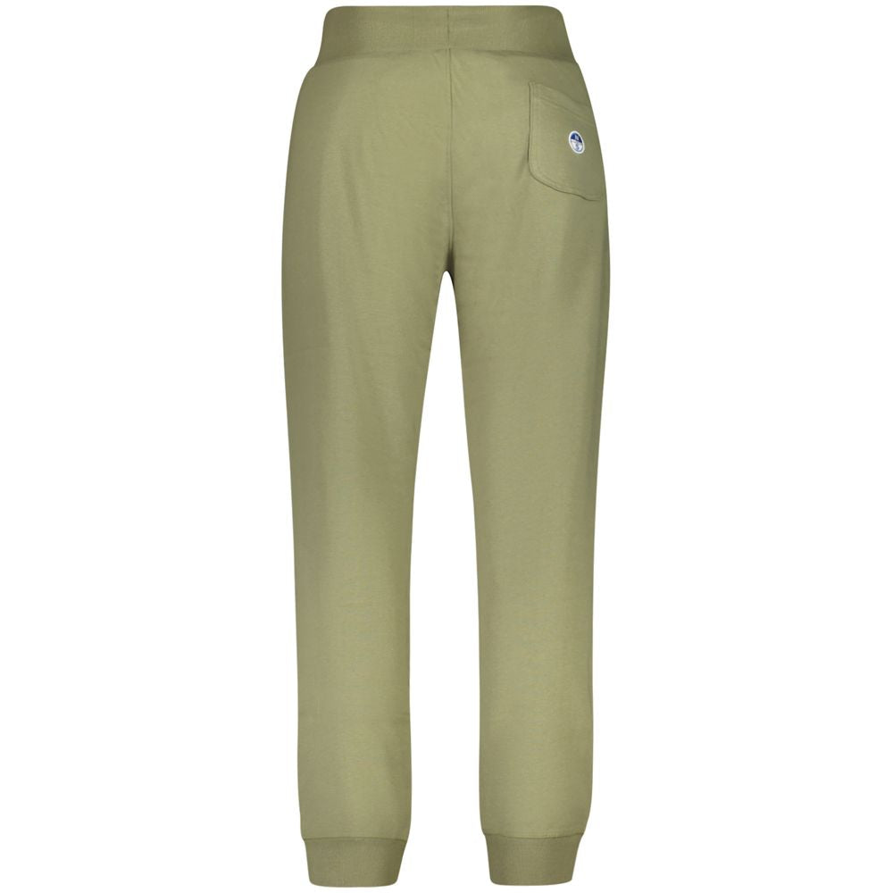 Joggers by North Sails for men in organic cotton green features a refined silhouette with a refined , defined by a and a refined long for a refined finish.