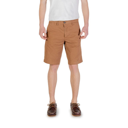 Borghese Men's Stretch Cotton Bermuda Shorts - Beige