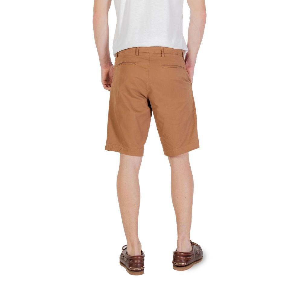 Borghese Men's Stretch Cotton Bermuda Shorts - Beige