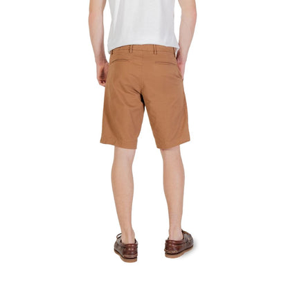 Borghese Men's Stretch Cotton Bermuda Shorts - Beige