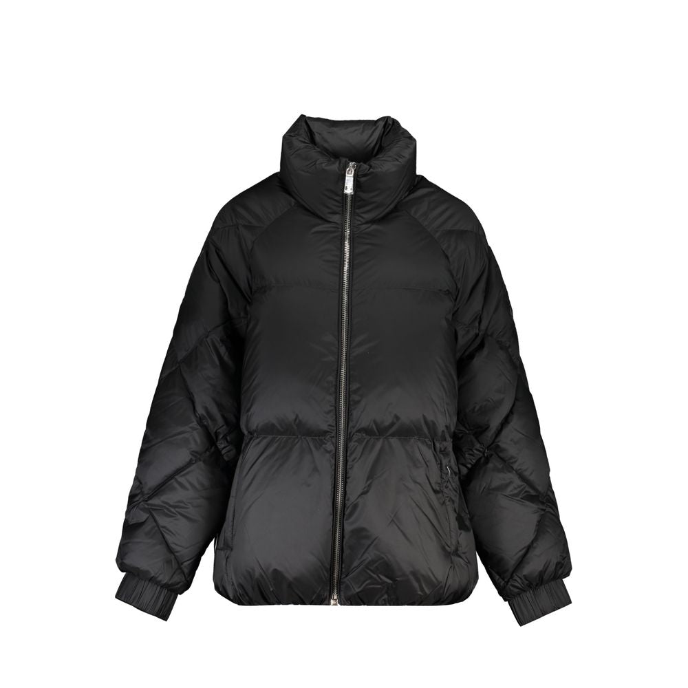 Puffer Jacket by Tommy Hilfiger for women in polyester black features an contemporary silhouette, showcasing a sophisticated and contemporary pockets & insulated for a truly refined look.