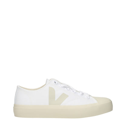 Sneakers by Veja for women in fabric white presents a on trend silhouette from the Women's Low Top Fabric Sneakers collection, showcasing a on trend low-top style for an elevated aesthetic.