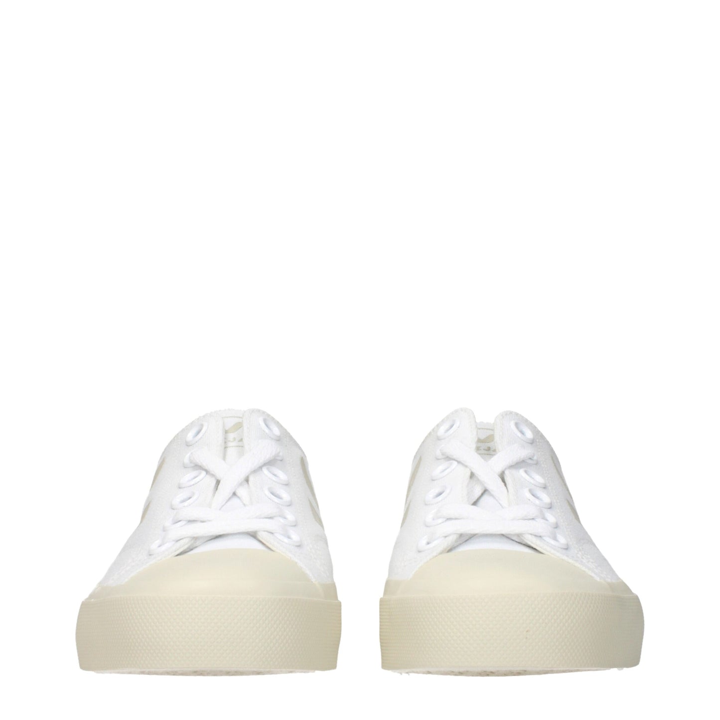 Sneakers by Veja for women in fabric white features a chic design, perfectly showcasing the chic low-top style of this Women's Low Top Fabric Sneakers.