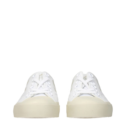 Sneakers by Veja for women in fabric white features a chic design, perfectly showcasing the chic low-top style of this Women's Low Top Fabric Sneakers.