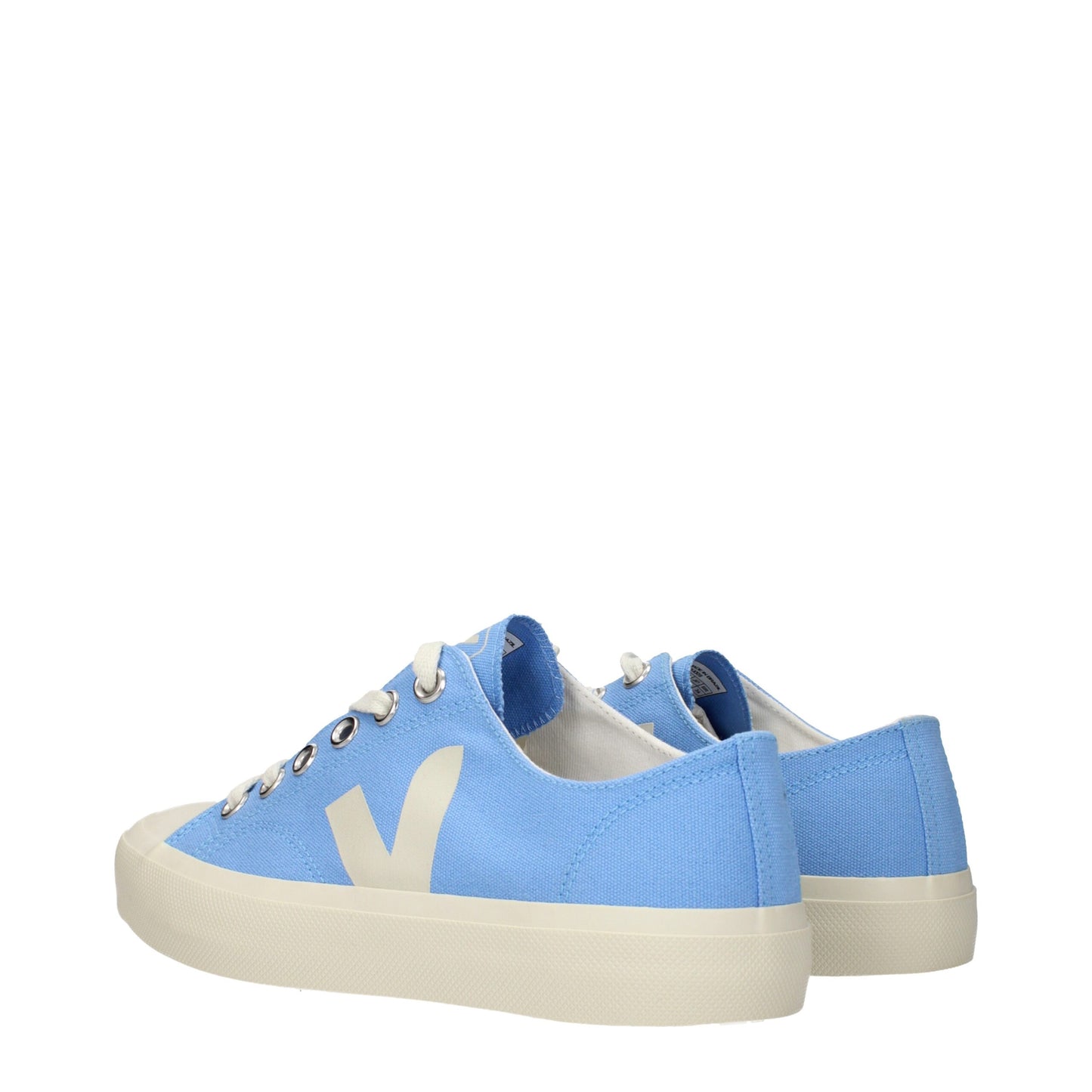 Sneakers by Veja for women in fabric light-blue presents a on trend silhouette from the Women's Low Top Fabric Sneakers collection, showcasing a on trend low-top style for an elevated aesthetic.