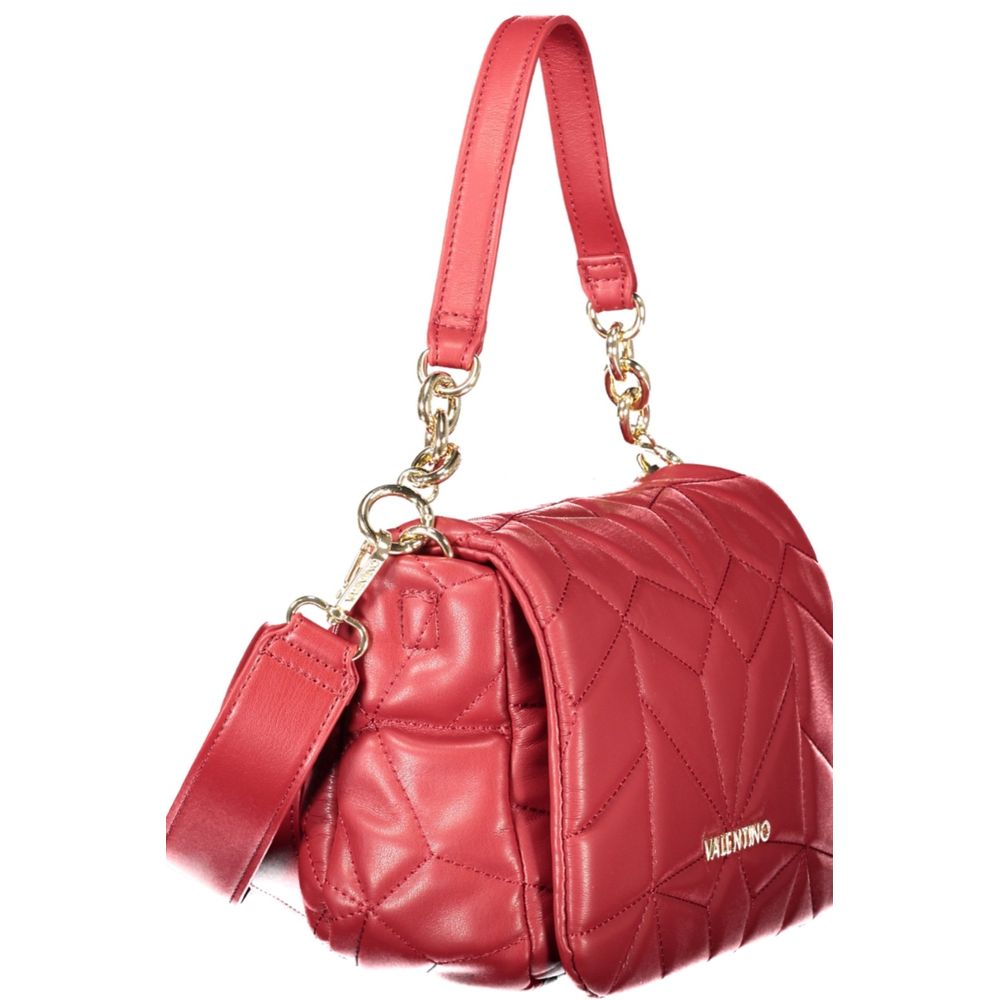 Handbag by Mario Valentino for women in polyethylene red & signature features a exquisite silhouette, showcasing a secure zipper & magnetic and exquisite document-holder & internal-pockets with versatile shoulder-strap, adjustable-strap & handle for a exquisite finish.