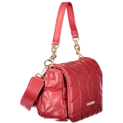 Handbag by Mario Valentino for women in polyethylene red & signature features a exquisite silhouette, showcasing a secure zipper & magnetic and exquisite document-holder & internal-pockets with versatile shoulder-strap, adjustable-strap & handle for a exquisite finish.