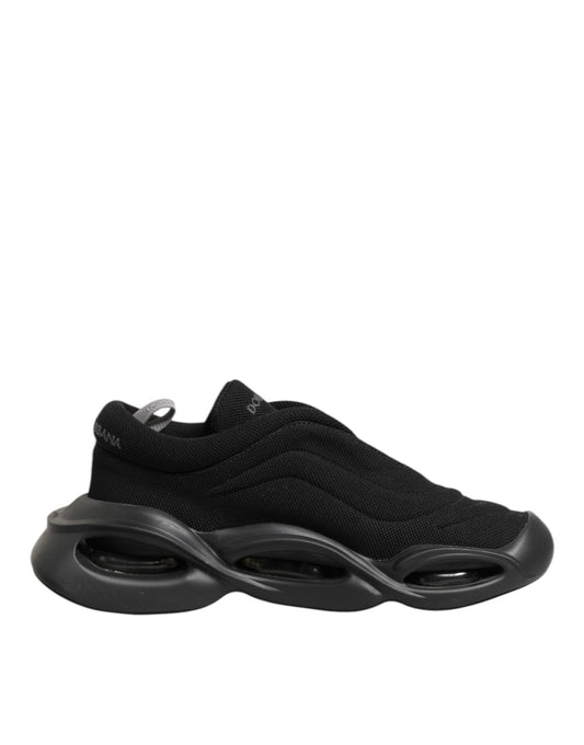 Dolce & Gabbana Men's Low Top Chunky Polyamide Viscose Polyester & Polyurethane Sneakers - Black
