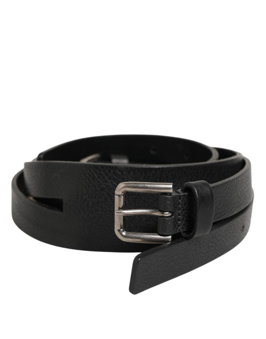 Belt by Dolce & Gabbana for men in calfskin leather black, brown, gold & silver features an distinguished design, perfectly showcasing the sophisticated craftsmanship of this distinguished Calfskin Leather Belt.