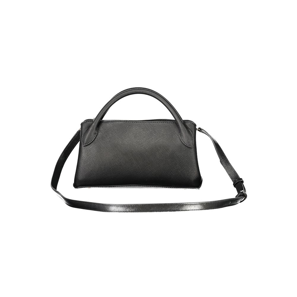 Handbag by Guess Jeans for women in polyethylene black features a refined silhouette, showcasing a secure zipper, organized built-in-compartments, internal-pockets & cardholder, and versatile shoulder-strap, adjustable-strap & handle for a refined finish.