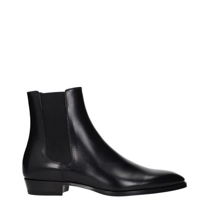 Ankle Boots by Celine for men in leather black features an enchanting design from the Men's Leather Ankle Boots collection, highlighting a enchanting and for a refined look.