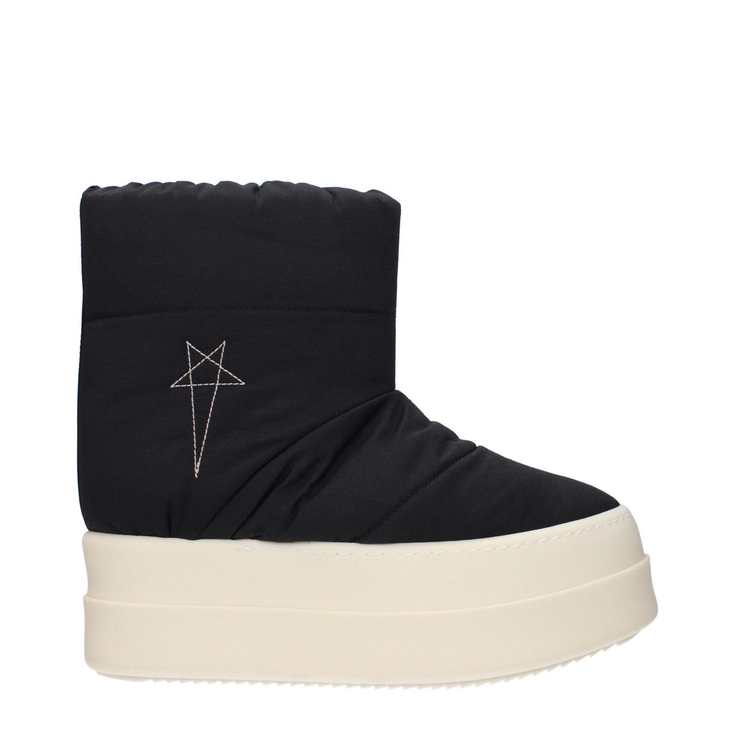 Ankle Boots by Rick Owens for women in fabric black showcases a impeccable silhouette as Women's Fabric Ankle Boots, artfully defined by a impeccable and a impeccable .