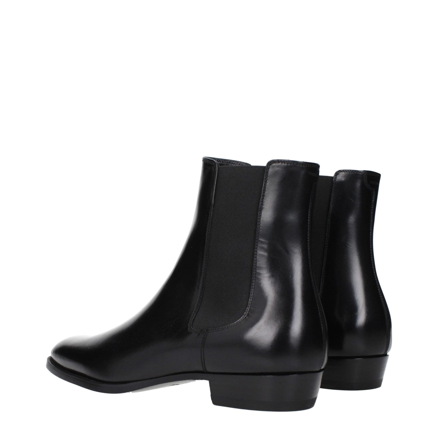 Ankle Boots by Celine for men in leather black features an avant-garde Men's Leather Ankle Boots silhouette, defined by a sophisticated and a avant-garde .