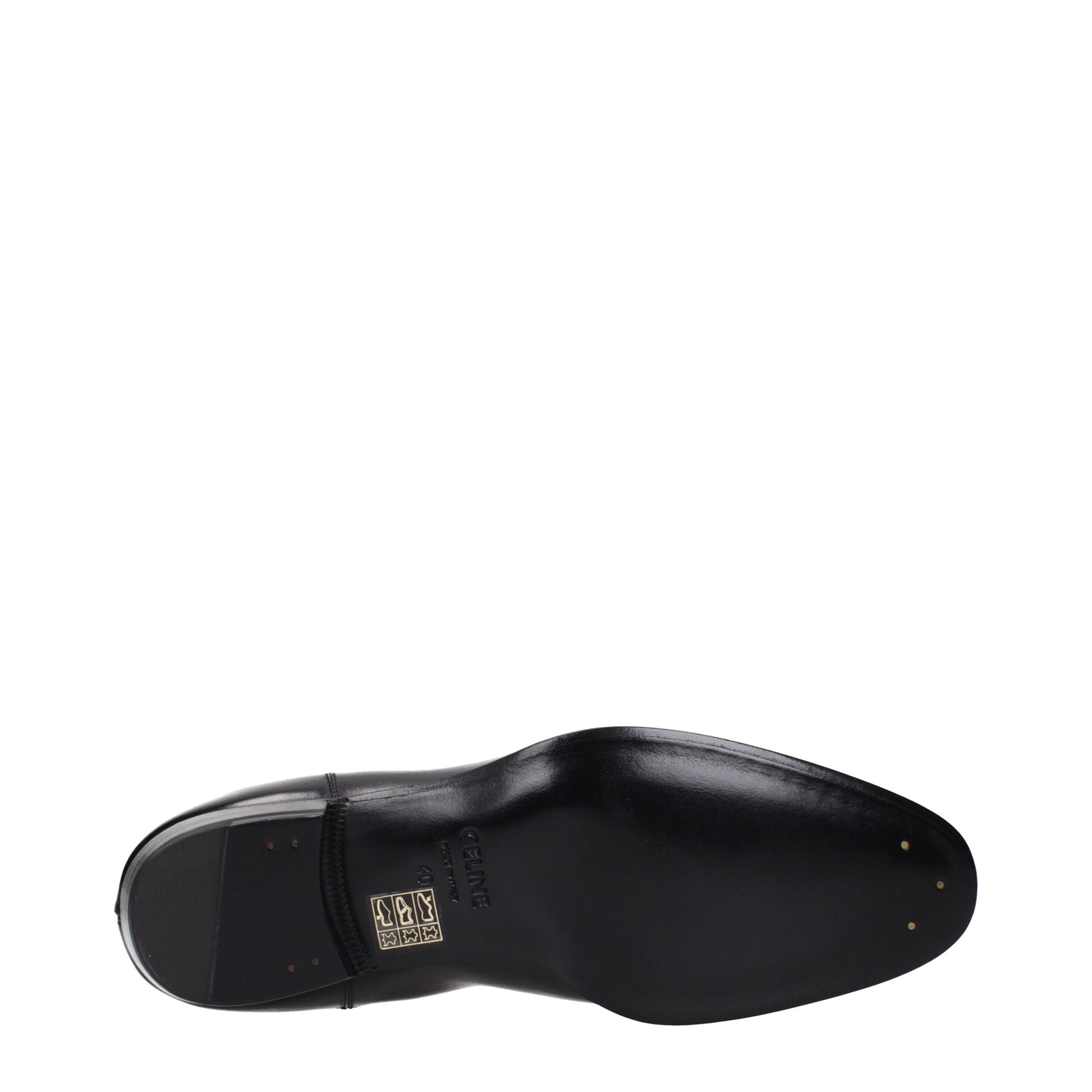 Ankle Boots by Celine for men in leather black showcases a impeccable silhouette as Men's Leather Ankle Boots, artfully defined by a impeccable and a impeccable .