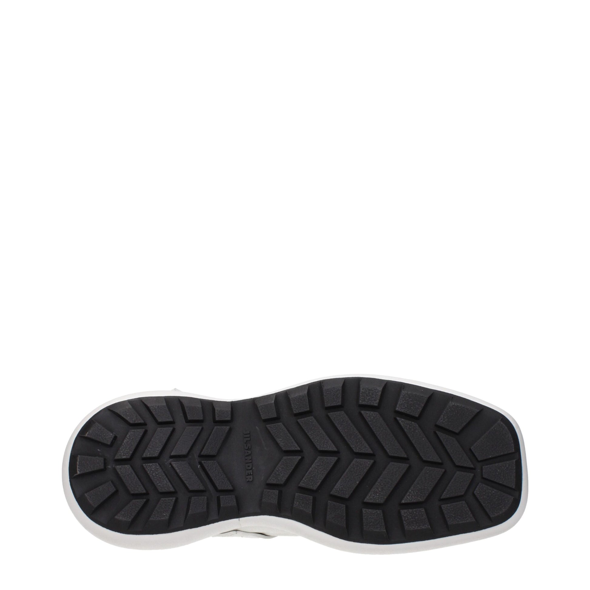 Flat Loafer Slip-On Lace-Up Shoes by Jil Sander for women in leather white features an dynamic silhouette from the Women's Leather Flat Loafer Slip-On Lace-Up Shoes collection, defined by a dynamic and flat for a dynamic look.