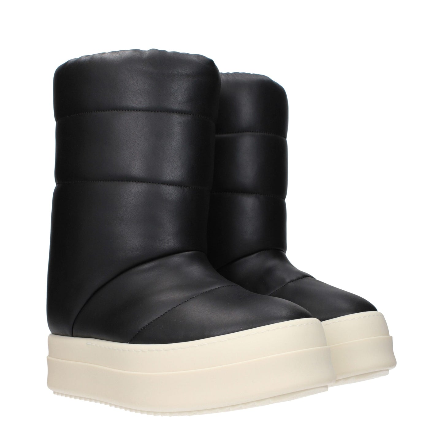 Ankle Boots by Rick Owens for men in leather black showcases a ergonomic silhouette from the Men's Leather Ankle Boots collection, featuring a ergonomic and a ergonomic .
