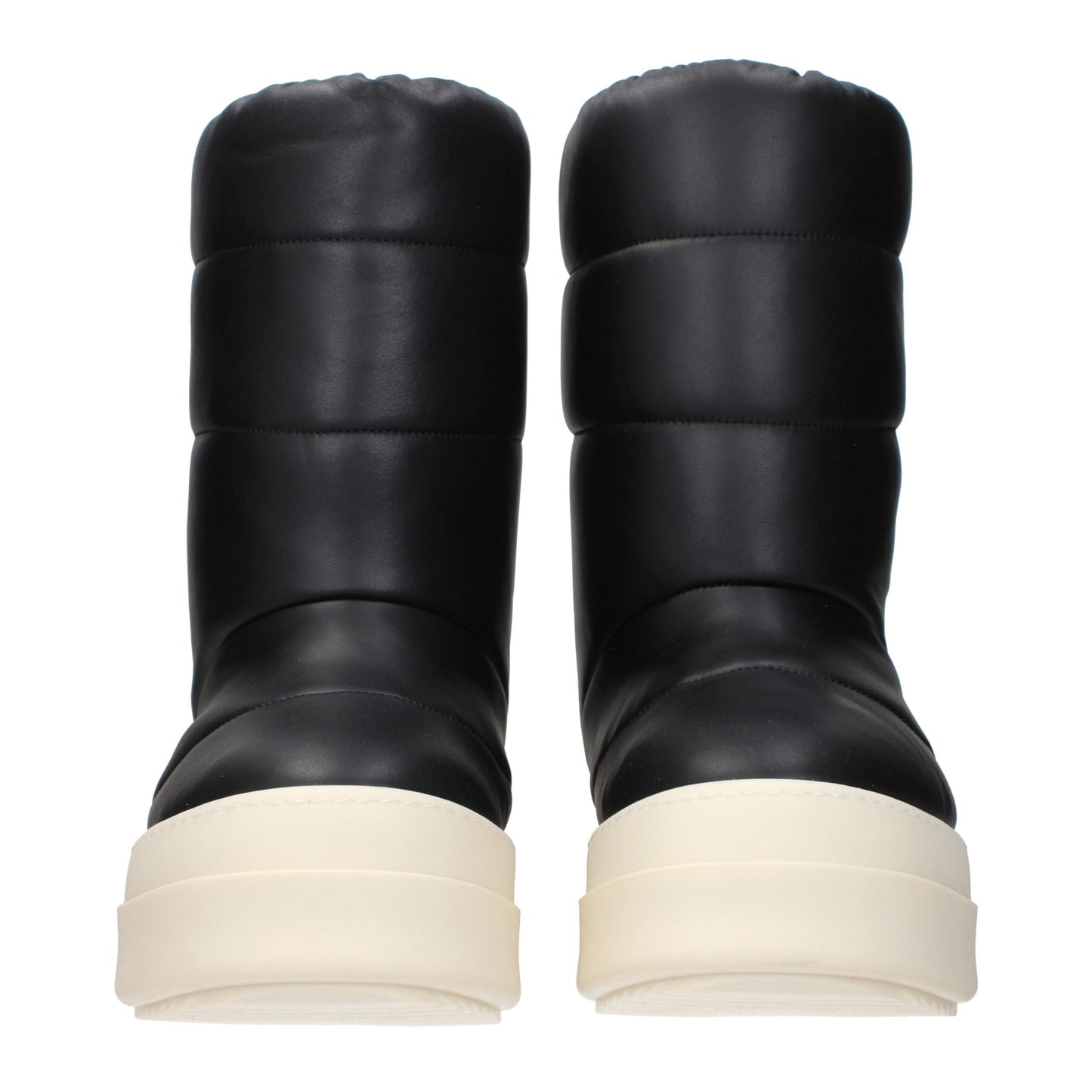 Ankle Boots by Rick Owens for men in leather black features an dynamic silhouette, showcasing the dynamic Men's Leather Ankle Boots design with its distinctive and elegant .