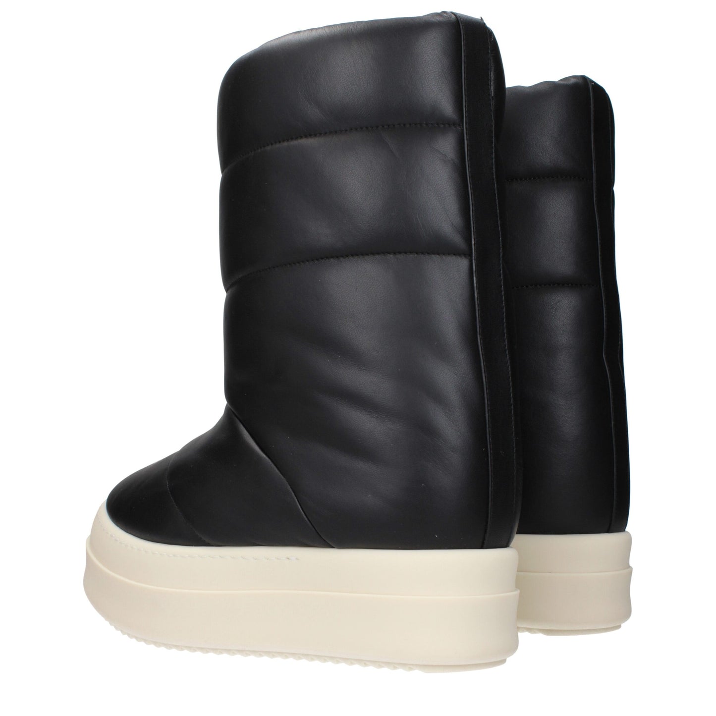 Ankle Boots by Rick Owens for men in leather black showcases a impeccable silhouette as Men's Leather Ankle Boots, artfully defined by a impeccable and a impeccable .