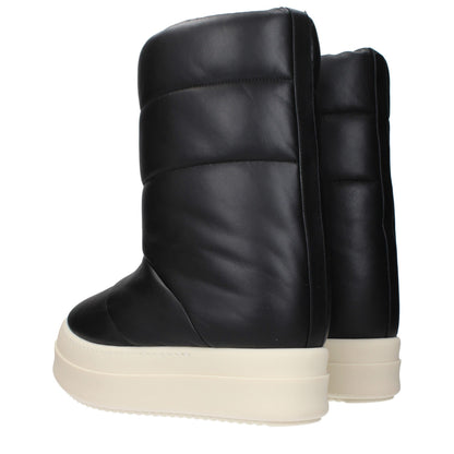Ankle Boots by Rick Owens for men in leather black showcases a impeccable silhouette as Men's Leather Ankle Boots, artfully defined by a impeccable and a impeccable .