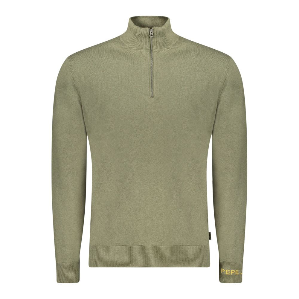 Sweatshirt by Pepe Jeans for men in cotton green features an provocated silhouette, detailed with a provocated and a refined for a sophisticated aesthetic.