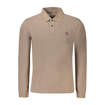 Polo Shirt by Timberland for men in cotton brown presents a sleek silhouette, featuring a refined and long-sleeve for a sleek finish.
