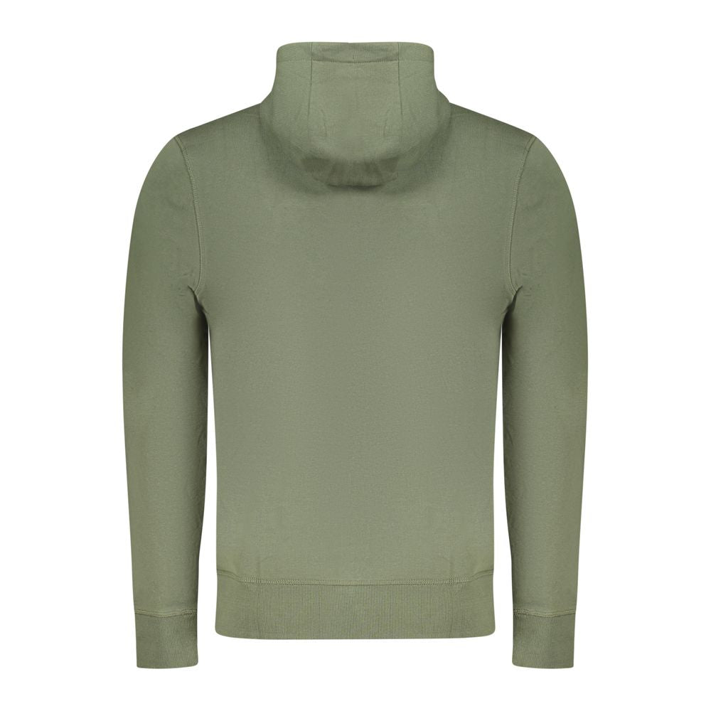 Hooded Sweatshirt Hoodie by North Sails for men in cotton green features a authentic silhouette, showcasing a sophisticated and authentic detail for a refined finish.