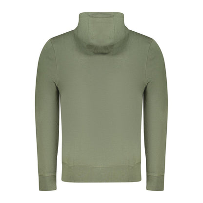 Hooded Sweatshirt Hoodie by North Sails for men in cotton green features a authentic silhouette, showcasing a sophisticated and authentic detail for a refined finish.
