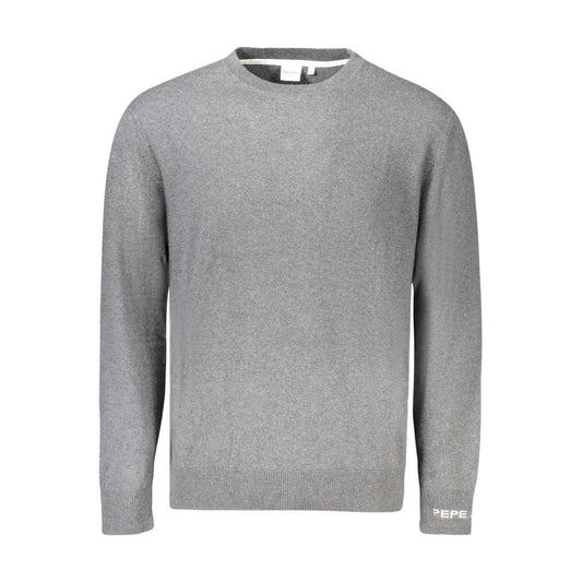 Sweatshirt by Pepe Jeans for men in cotton gray features a unrivaled silhouette with a refined crew neckline and unrivaled detailing for a sophisticated look.