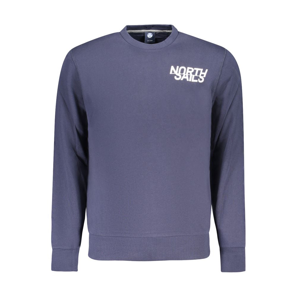 Sweatshirt by North Sails for men in cotton blue & print features an exquisite silhouette, showcasing and crew neckline details for a exquisite look.