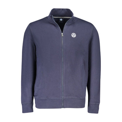 Sweatshirt by North Sails for men in cotton blue features an provocated silhouette, detailed with a provocated and a refined for a sophisticated aesthetic.